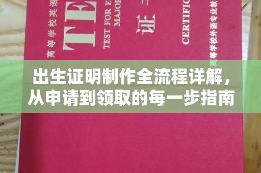 蓬安出生证明制作全流程详解，从申请到领取的每一步指南